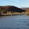 Eisenbahnbrücke unterhalb Klingnauer Stausee