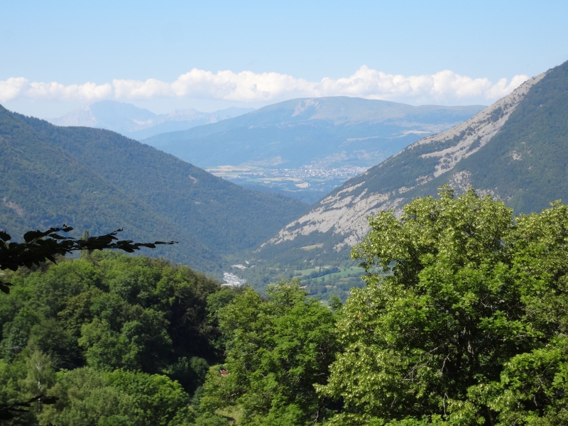Aussicht von der Passstrasse zum Col de Parquetout