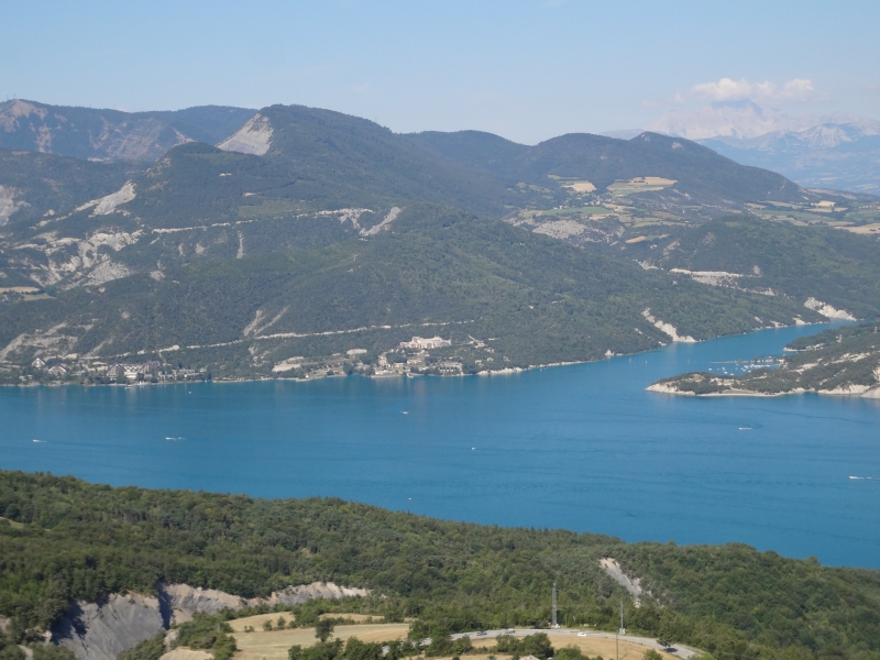 Panorama Lac de Serre Poncon mittlerer Teil links