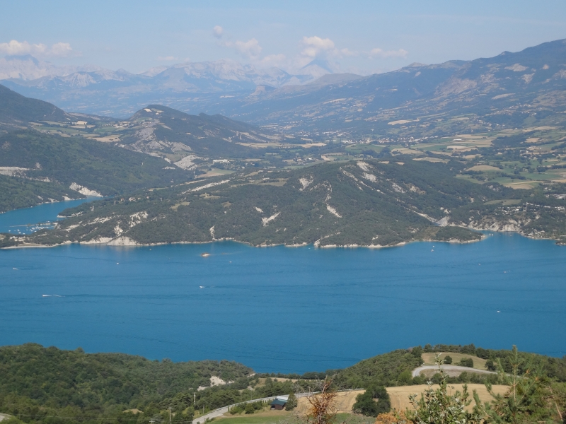 Panorama Lac de Serre Poncon mittlerer Teil rechts