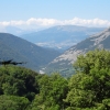 Aussicht von der Passstrasse zum Col de Parquetout