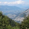 Aussicht von der Passstrasse zum Col de Parquetout