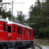Berninabahn im Bahnhof Surovas