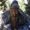 Holzfigur im Rosegtal