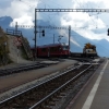 Zugseinfahrt auf Alp Grüm