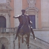 Auf dem Piazza del Campidoglio