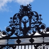 Hirsch und Kreuz über dem Eingang zum Holyroodhouse