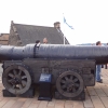 Kanone auf Castle Edinburgh