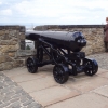 Kanone auf Castle Edinburgh