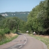 Einfahrt in das Tal des Doubs, oberhalb Vaufrey