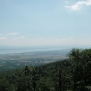 Blick auf den Genfersee, irgendwo oberhalb Nyon
