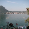 am Lago di Lugano, mit San Salvatore im Hintergrund