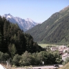 Blick durch das Bergell hinunter