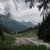 Die Trisanna, scheint im August 2005 während des Hochwassers ganz schön gewütet zu haben