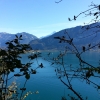 Blick über das oberste Ende des Thunersees
