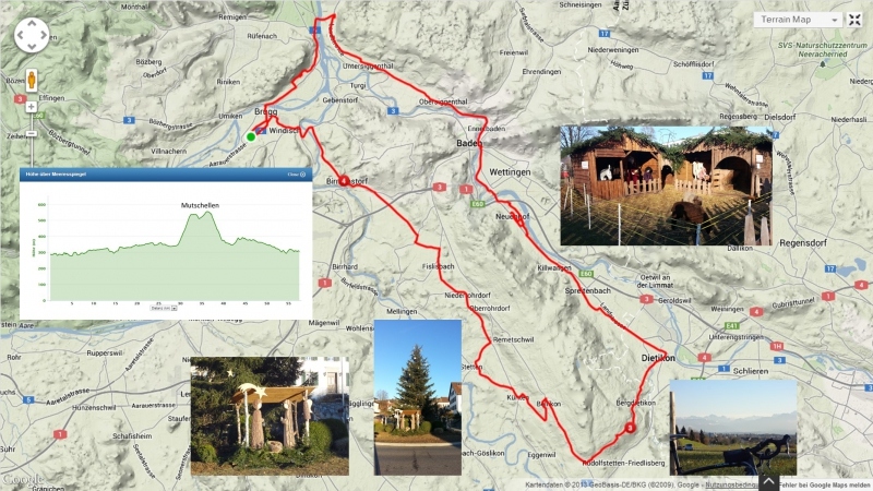 Rundfahrt Obersiggenthal-Dietikon-Mutschellen-Birmenstorf-Brugg