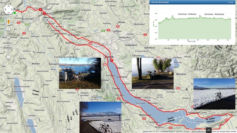 Rundfahrt um den Zürichsee