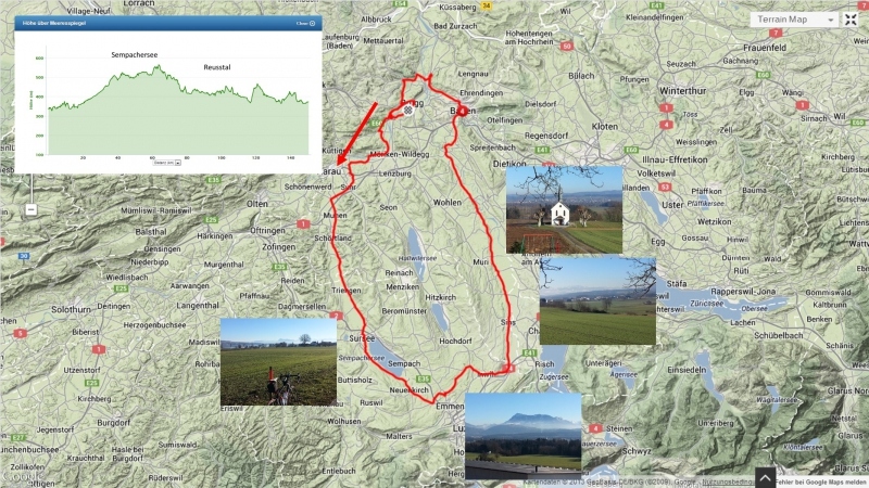 Rundfahrt Sempachersee und Reusstal