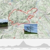 Track der Rundfahrt über Saalhöhe und Bözberg