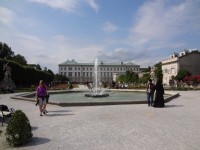 im Garten von Schloss Mirabell