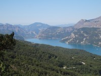 Panorama Lac de Serre Poncon linker Teil