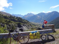 auf halber Höhe zum Col de Vars