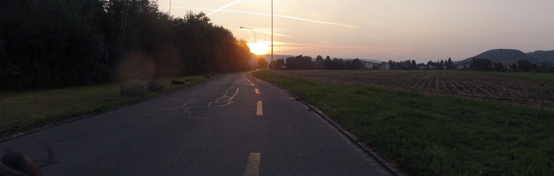 Der letzte Sonnenuntergang im Sommerhalbjahr