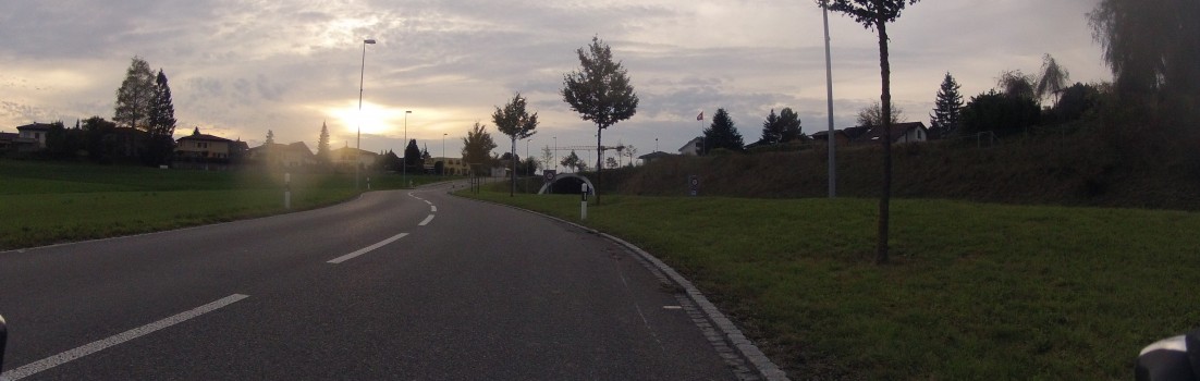 Zum Glück ein Plattfuss