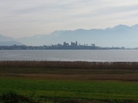 Rapperswil im Morgenschleier