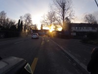 Sonnenaufgang in Oerlikon