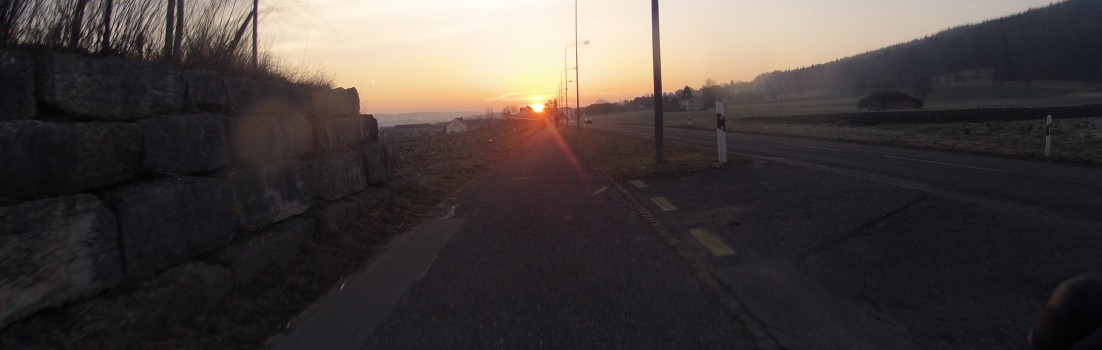 Sonnenaufgang im Furttal