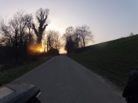 Sonnenuntergang im Surbtal