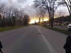 Abendstimmung im Schachen Brugg