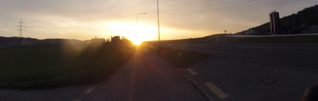 Schon wieder zu spät für spektakuläre Sonnenaufgänge