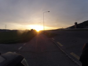 Sonnenaufgang im Furttal