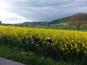 Regenwolke über dem Surbtal