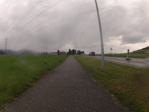 Nasse Strassen im Furttal