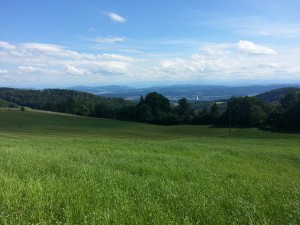 Blick von der Schafmatt über das Mittelland