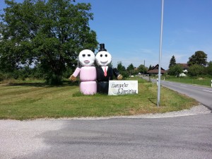 Heiratende Strohballen