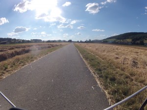 geerntete Getreidefelder