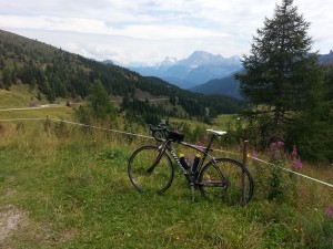 Blick in die Dolomiten