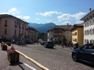 in der Altstadt von Cavalese