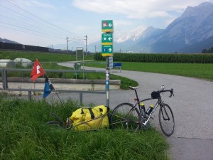 Auf dem Inntaler Radweg