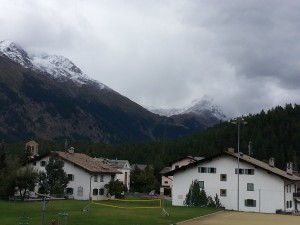 Schnee über Pontresina