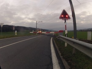 Bahnübergang im Seetal