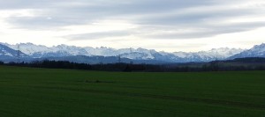 Föhnstimmung am Alpenrand