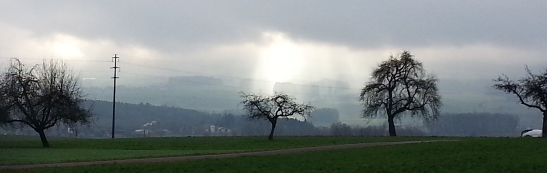 Der Reuss entlang hinauf, der Bünz entlang hinunter