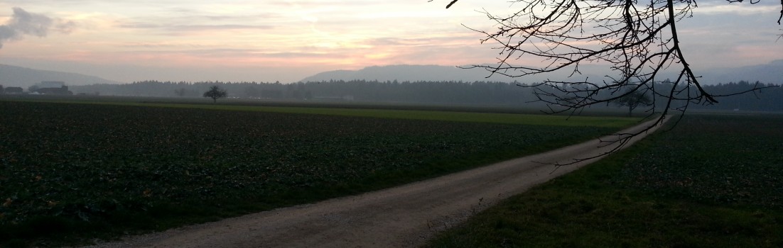 Das letzte Glühen am Horizont