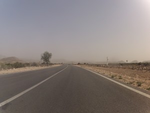 Dunst über Andalusien