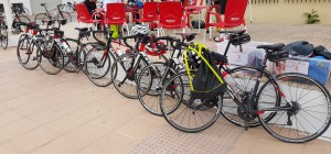 Räder während der Mittagspause